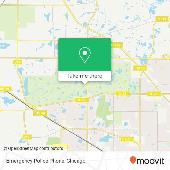 Emergency Police Phone map