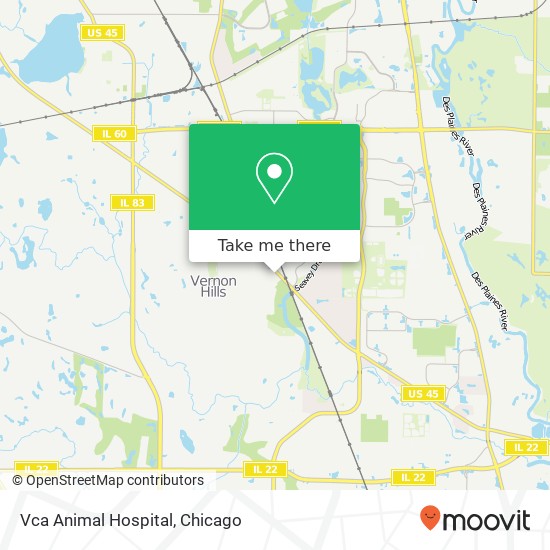 Vca Animal Hospital map