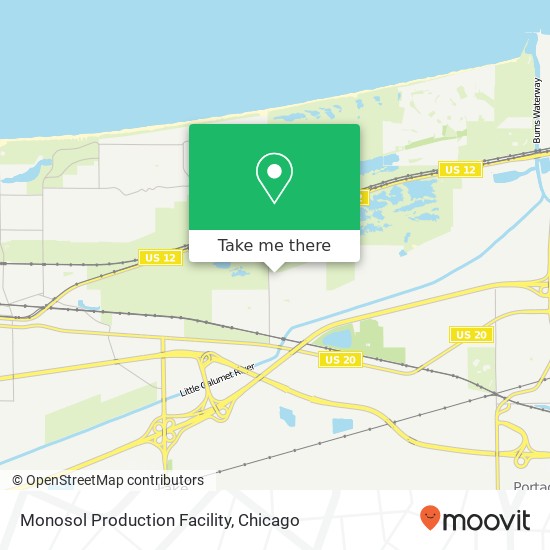 Monosol Production Facility map