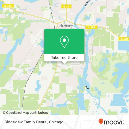 Ridgeview Family Dental map