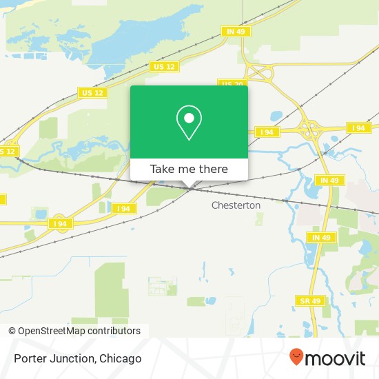 Porter Junction map