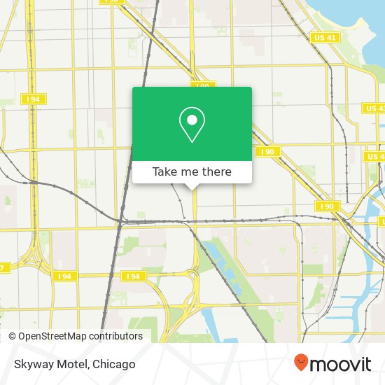 Skyway Motel map