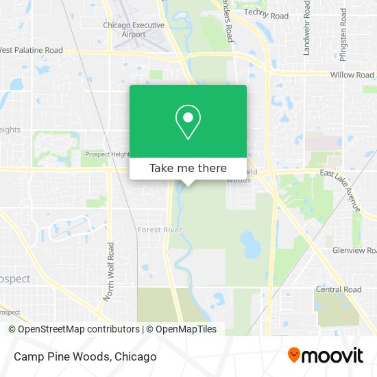 Camp Pine Woods map