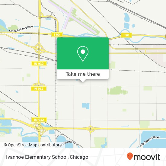 Ivanhoe Elementary School map