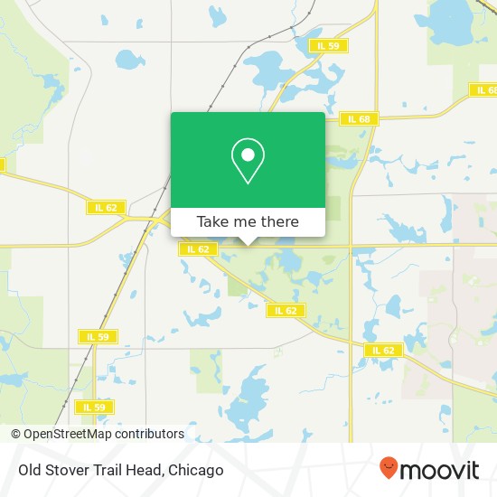 Mapa de Old Stover Trail Head