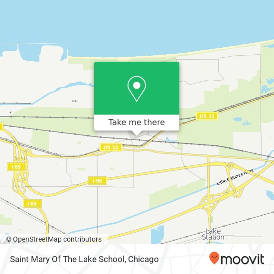 Saint Mary Of The Lake School map