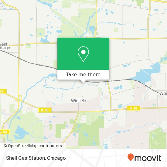 Shell Gas Station map