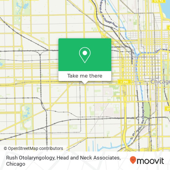 Mapa de Rush Otolaryngology, Head and Neck Associates