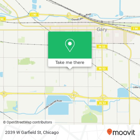 2039 W Garfield St map