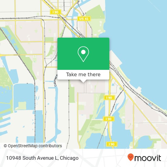 10948 South Avenue L map