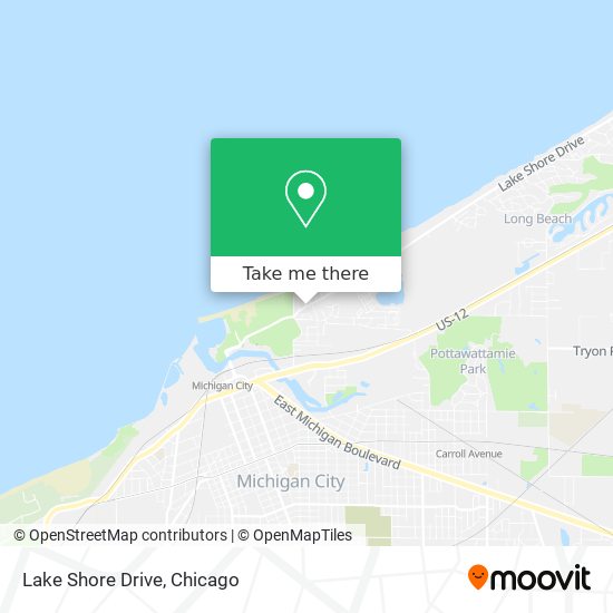 Lake Shore Drive map