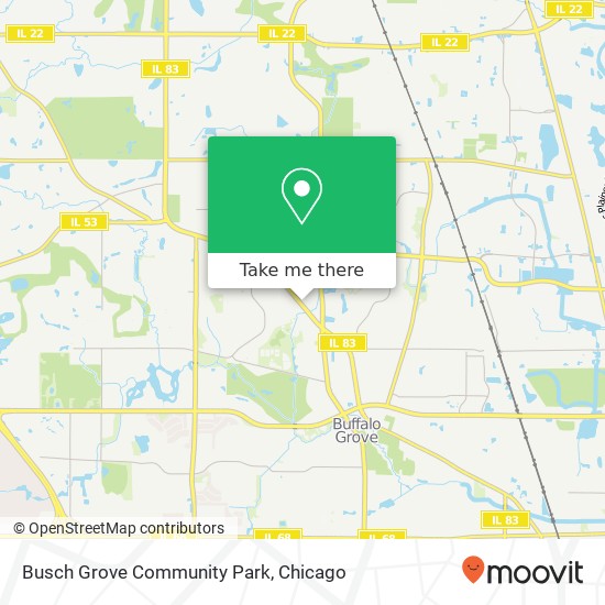 Busch Grove Community Park map