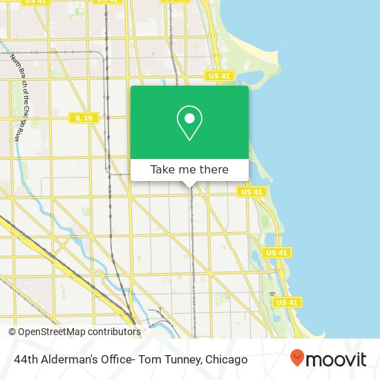 44th Alderman's Office- Tom Tunney map