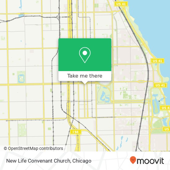 New Life Convenant Church map