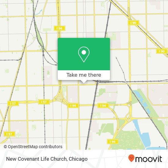 New Covenant Life Church map