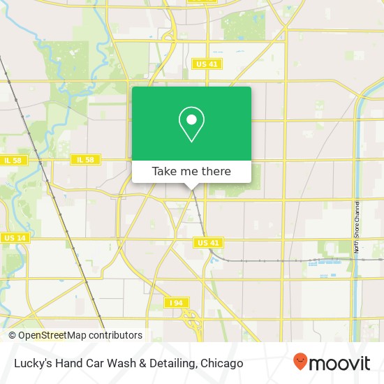 Lucky's Hand Car Wash & Detailing map