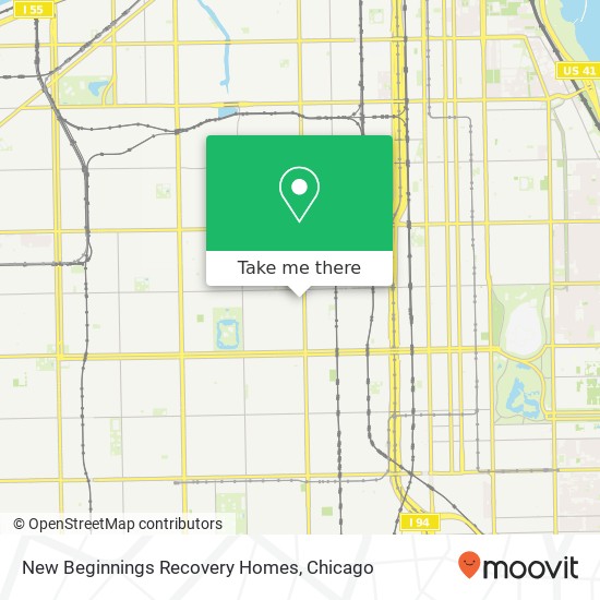 Mapa de New Beginnings Recovery Homes