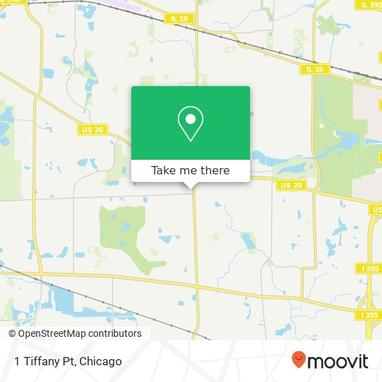 1 Tiffany Pt map