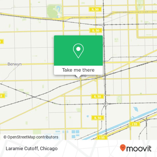 Laramie Cutoff map