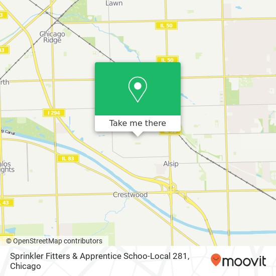 Sprinkler Fitters & Apprentice Schoo-Local 281 map