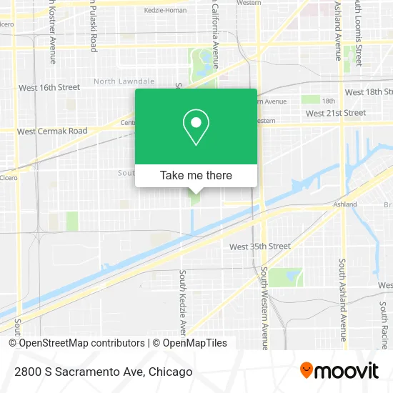 2800 S Sacramento Ave map
