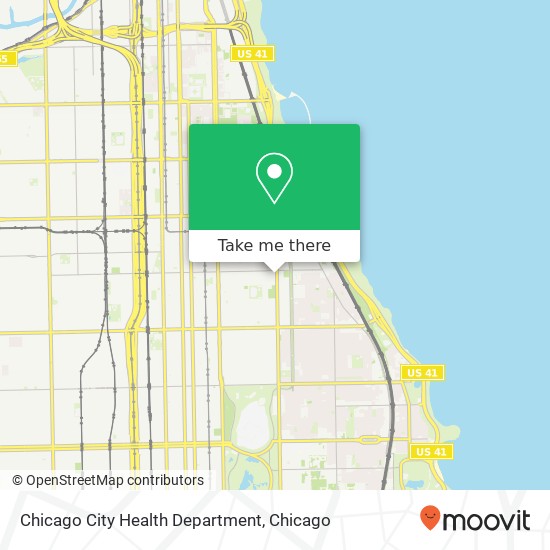 Chicago City Health Department map