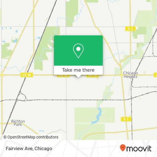 Mapa de Fairview Ave