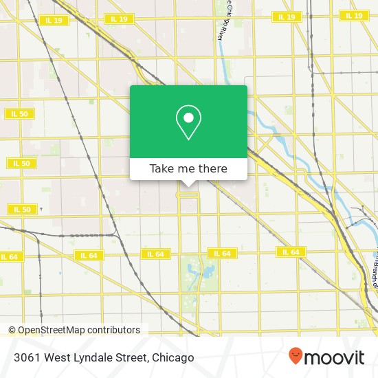 3061 West Lyndale Street map