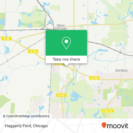 Mapa de Haggerty Ford