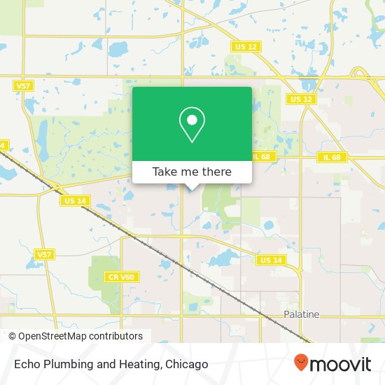 Echo Plumbing and Heating map