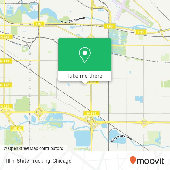 Illini State Trucking map