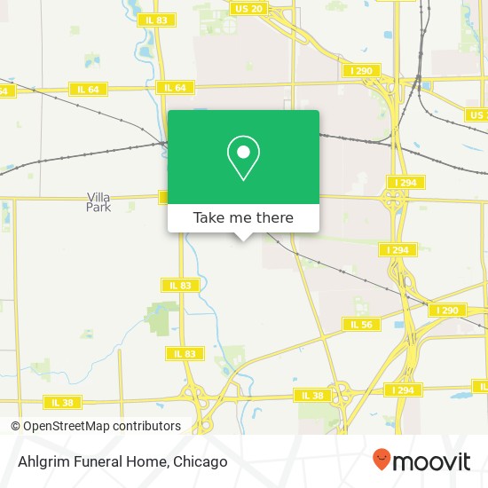 Ahlgrim Funeral Home map