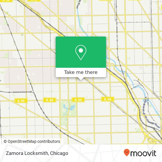 Zamora Locksmith map