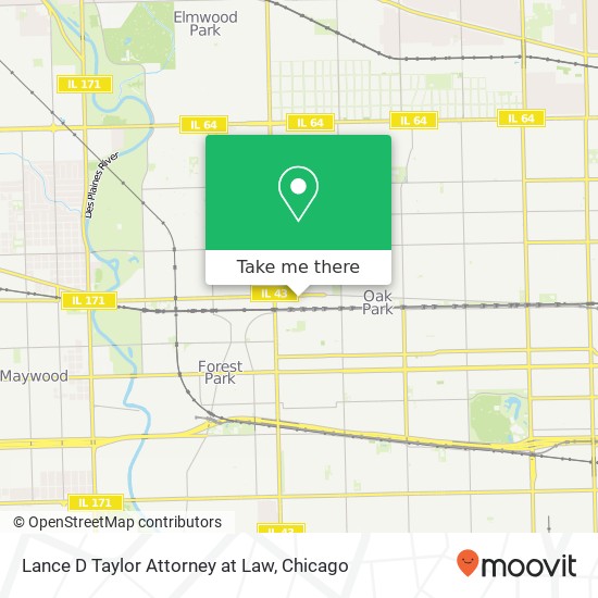 Lance D Taylor Attorney at Law map