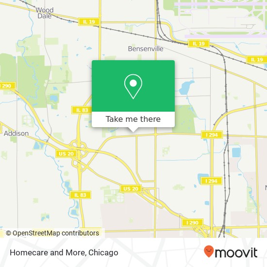 Homecare and More map