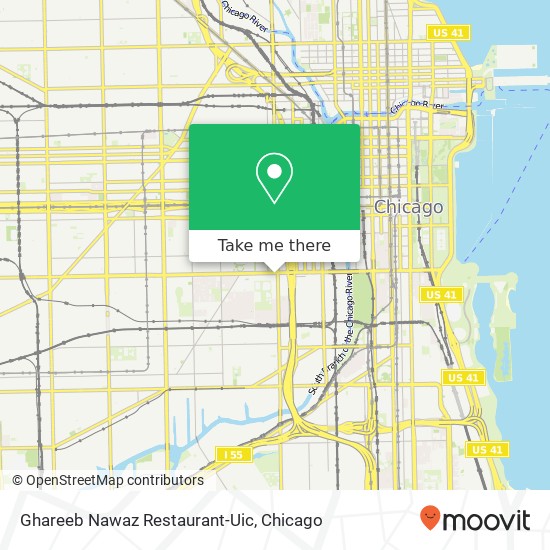 Ghareeb Nawaz Restaurant-Uic map