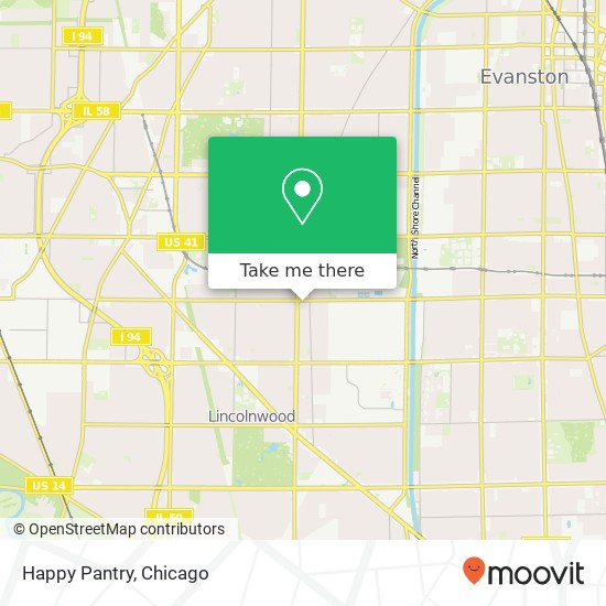 Mapa de Happy Pantry