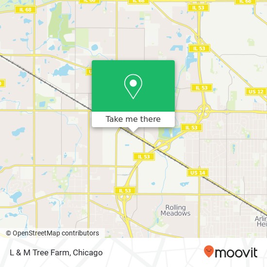 L & M Tree Farm map