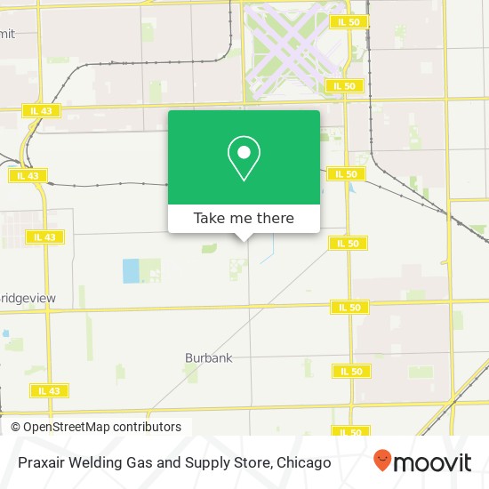 Praxair Welding Gas and Supply Store map