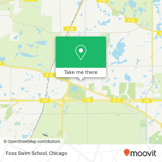 Mapa de Foss Swim School