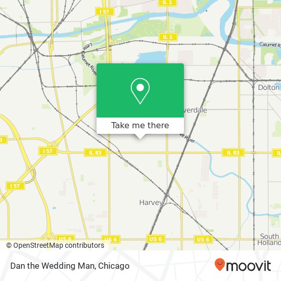 Dan the Wedding Man map