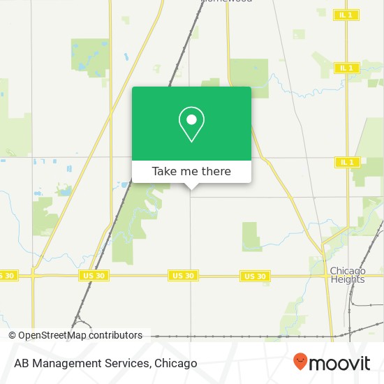 AB Management Services map