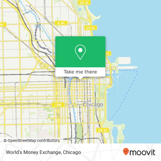 World's Money Exchange map