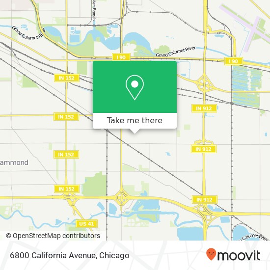 Mapa de 6800 California Avenue