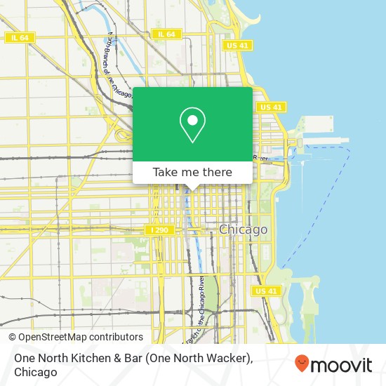 One North Kitchen & Bar (One North Wacker) map