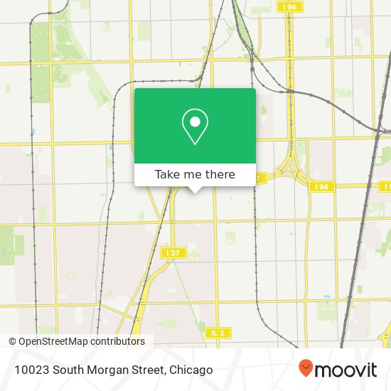 Mapa de 10023 South Morgan Street