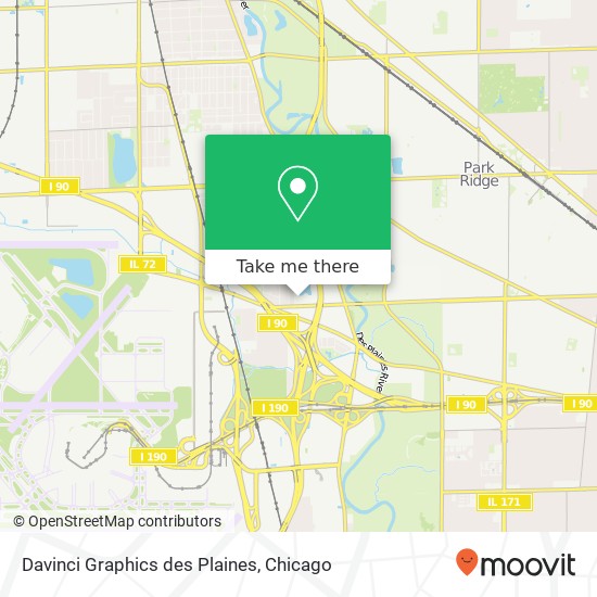 Davinci Graphics des Plaines map