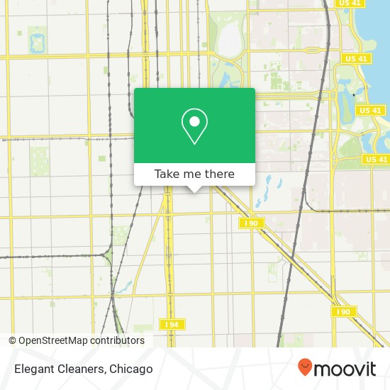 Elegant Cleaners map