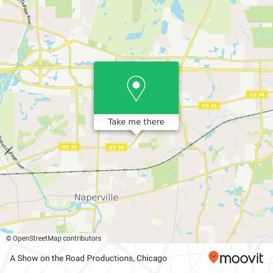 A Show on the Road Productions map