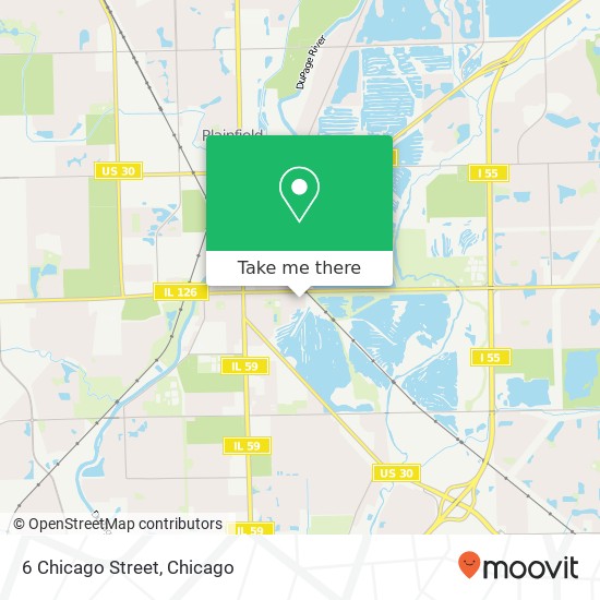 6 Chicago Street map